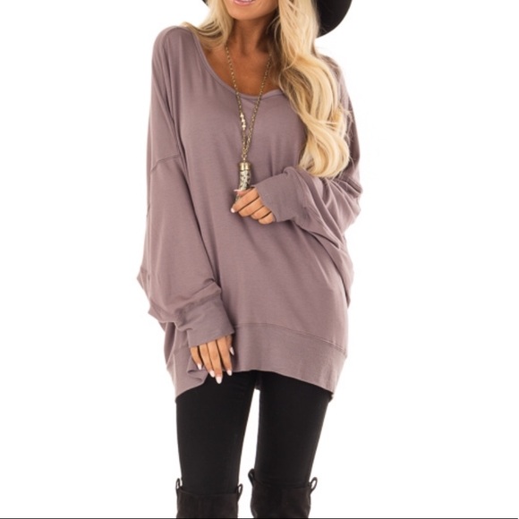 Midnight Long Batwing Sleeve Top - Picture 6 of 8